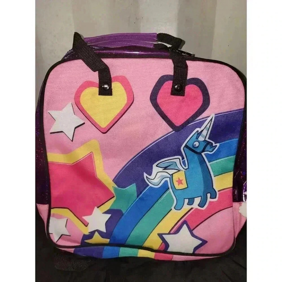 EPIC GAMES FORTNITE BACKPACK Unicorn New w/Tags Travel Carry On School Tote Mini - Picture 2 of 6